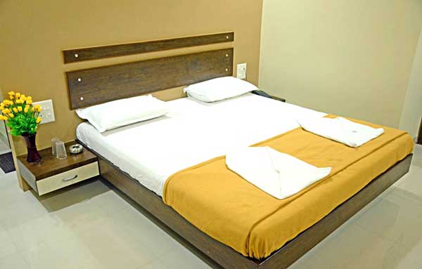 Spacious rooms at Hotel Alankar Devgad